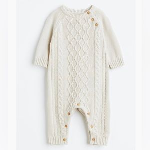 NWOT Newborn H&M Knit Jumpsuit